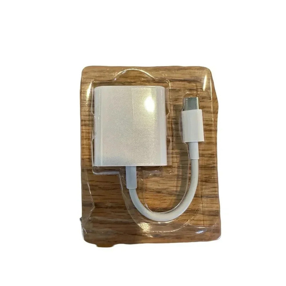 USB C CARD READER, For iPhone, Mac, iPad, 2in1 And Samsun Android Capabilities - Picture 3 of 4